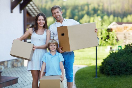 Careful loading of furniture for small removals in Tootingbec
