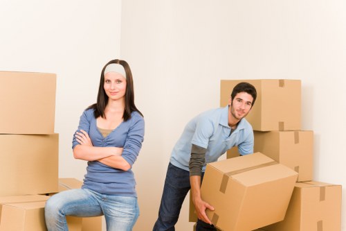 Organized moving checklist and boxes ready for local removals in Tootingbec